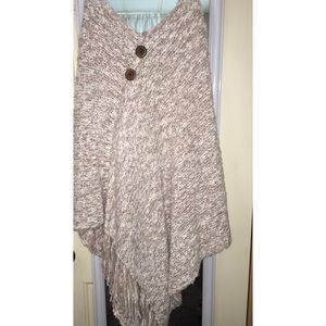 Popcorn cardigan/poncho/Shaw!